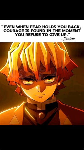 QUOTE #6 :- Zenitsu Agatsuma ⚡🥀#foryou #quotes #zenitsu