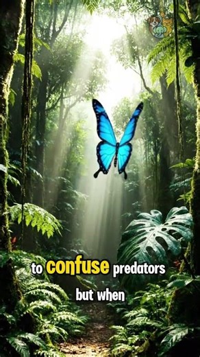 The Butterfly That Isn’t Really Blue | Morpho Menelaus Secret Revealed#animals