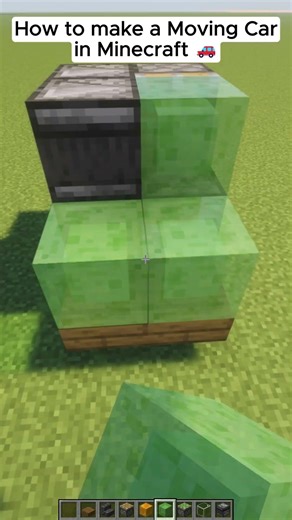 How to make a moving car in Minecraft 🚘 #minecraft t