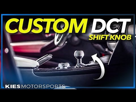 CUSTOMIZED UPGRADED DCT SHIFT KNOB in our BMW F80 M3 from Black Forest Industries