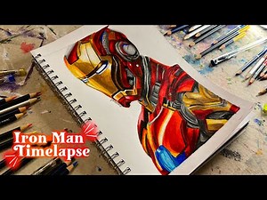 Watch Iron Man Come to Life in Minutes! | Hyper-Realistic Drawing Timelapse