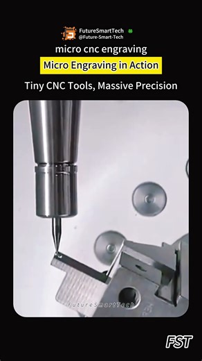 Tiny CNC Tools, Massive Precision | Micro Engraving in Action