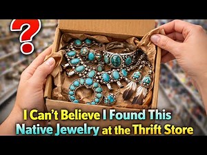 •\tThis Was Sitting at a Thrift Store… Native American jewelry! #jewelry #mystery #thrifted