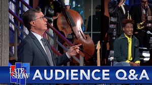 Every night before the show, our host takes a few questions from the audience. No question is too personal, and no answer too dumb. | The Late Show with Stephen Colbert