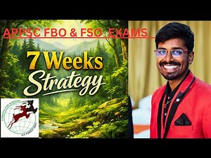APPSC FBO & FSO exams strategy and planning #fbo #fso #strategy #appsc