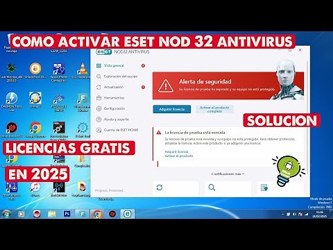 LICENCIAS ESET NOD 32 ANTIVIRUS GRATIS (LICENCIAS PERSONALES) EN 2025 - ACTIVACIÓN