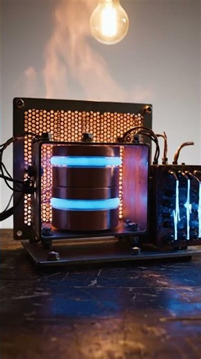 4000W Magnetic Pulse Engine Copper Coils Flux Rings Pulse Driver Heat Dissipation Grid System