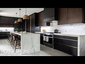 House Tour: Luxe Dark & Modern Kitchen