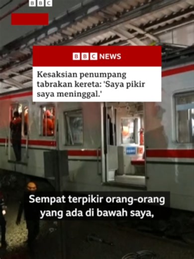 "Kejadiannya cepat banget. Sepersekian detik," kata Sausan Sarifah, pe... | kondisi kereta krl argo bromo