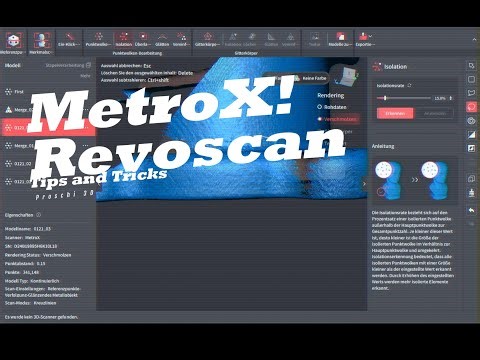 MetroX Revoscan tips and tricks