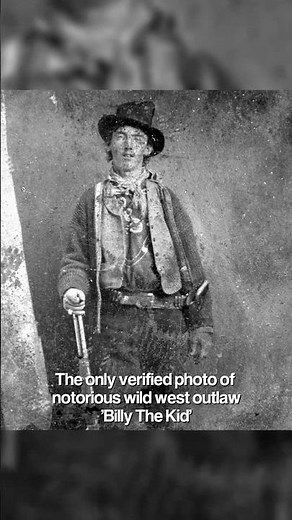The only known photo of Billy The Kid…