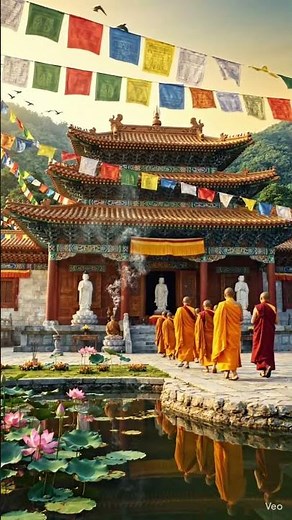 Peaceful Buddhist Temple | Meditation & Spiritual Serenity 🪷🙏