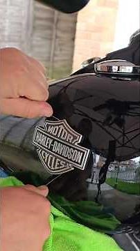 Harley Davidson Badge Removal #harleydavidson #motorcycle #badgeremoval #machinepolishing
