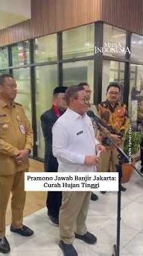 Banjir Jakarta, Pramono: Curah Hujan Tinggi, Sampah Jadi Pemicu