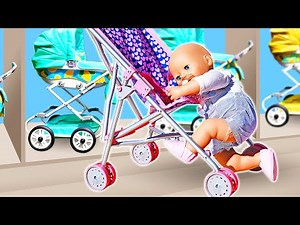 Baby Born auf Deutsch. Wo soll denn Annabelle schlafen? Spielzeug Video mit Puppen