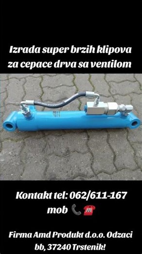 Izrada SUPER BRZIH KLIPOVA za cepače drva