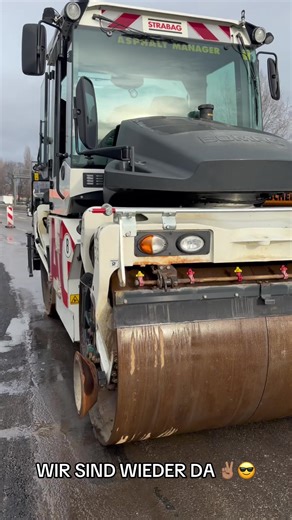 Asphalt Construction with Bomag and Vögele Equipment