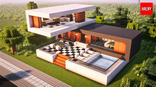 【HALNY】如何在minecraft中建造现代房屋