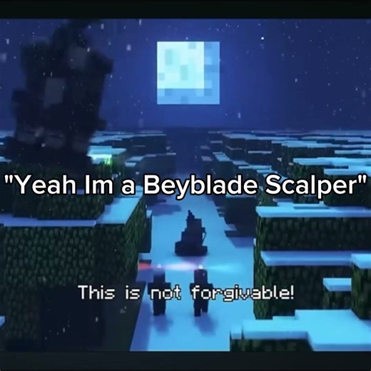 SOMEONE STOP THIS CRIMINAL #minecraft #beyblade