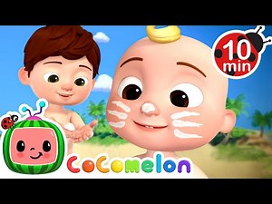 Stay Safe in the Sun! Beach Day Fun! 🏖️ + More CoComelon Nursery Rhymes & Kids Songs