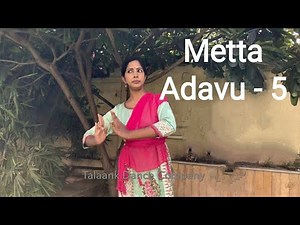 Metta Adavu 5 | Lesson 12| Learn Bharatnatyam