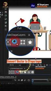 Convert file thiết kế từ illustrator thành dạng shape layer bên After effect #ptfilmproduction