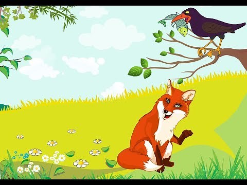 Corbul si vulpea | Povesti video | Povesti romanesti