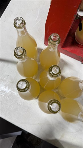 Bringing a little sunshine to this rainy day🌞 last Friday we hand bottled our Riesling Pétillant Naturel! We are so excited to be working with a little Riesling fruit from @clinecellars Catapult Vineyard in Petaluma! We can’t wait to share it with you next spring/summer💛 | Blue Farm Wines