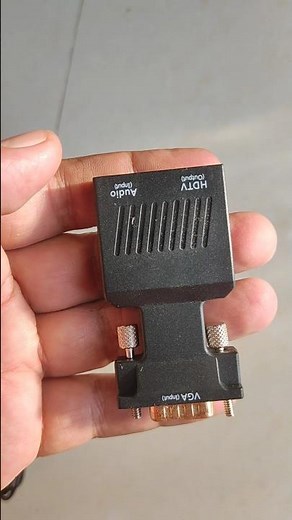 VGA to HDMI Adapter: Unboxing & First Look (2026) #shorts #vgatohdmi