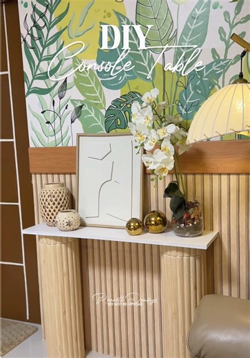 Mini Vlog | DIY Console Table ✨ From Tubo to Table 💯💖 #minivlog #contentcreator #longervideos