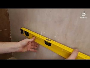 Installation of a dry lining box (fast fix box)