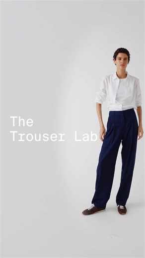 9.7K views · 65 reactions | Introducing The Trouser Lab: Our guide to perfectly cut silhouettes. Once called “the trouser whisperers”, we’ve embraced the title. Because when it comes to tailoring, we speak fluent fit. https://me-em.visitlink.me/4f3Ith | ME+EM | Facebook