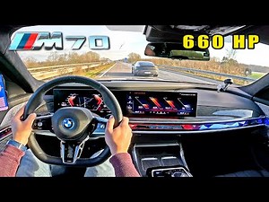 660HP BMW i7 M70 | 0-100 100-200 0-250 & TOP SPEED on AUTOBAHN