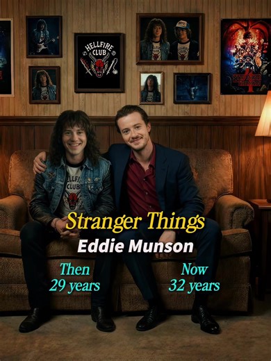 Stranger things then and now #strangerthings #strangerthings5 #tvseries #thenandnow