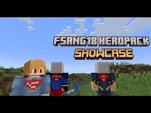 Reviewing the superman/kryptonian superpower in minecraft (Fsang18's heropack)