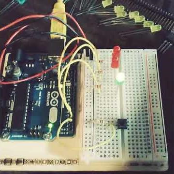 Parallel circuit built on Arduino Uno board