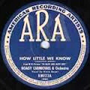 "How Little We Know" - Hoagy Carmichael & Orchestra (1944 ARA)