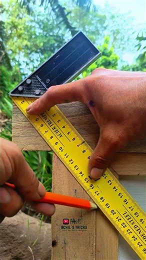 easy technique to make a 90 degree angle