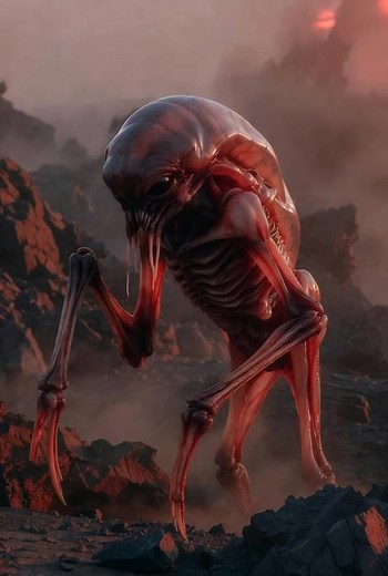 61K views · 712 reactions |  Alien creature on Mars Planet  Concept video #science #SpaceX #NASA #fblifestyle #mars #creature | Som MR | Facebook