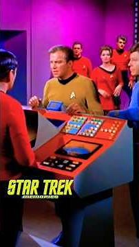 Bones hears they're beaming through solid rock! lol - STAR TREK #aliens #beam #spock