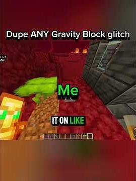 How to Dupe ANY Gravity Block in Minecraft (Easy Method)
