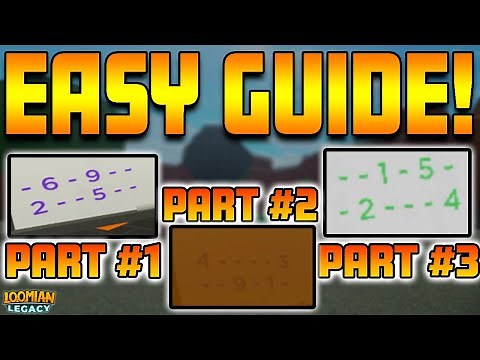 FAST & EASY GUIDE! How to Solve The LOOMIAN LEGACY CODES!