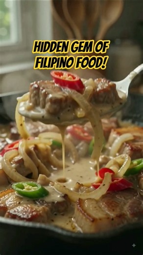The Crispiest Pork Dinakdakan You'll Ever Try! 🇵🇭 | Authentic Filipino Pork Recipe #savora #shorts