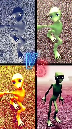 Green Alien Dance | El Chombo - Dame Tu Cosita feat. - Yeşil Uzaylı Dansı #dametucosita #shorts