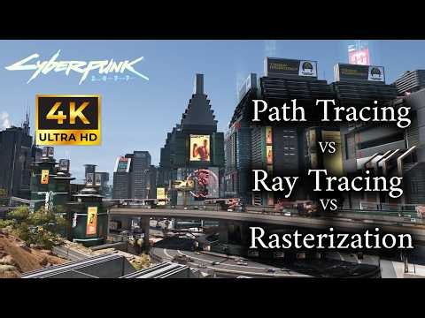 Is Path Tracing a scam! Path-tracing vs Ray-tracing vs Rasterization || Cyberpunk 2077