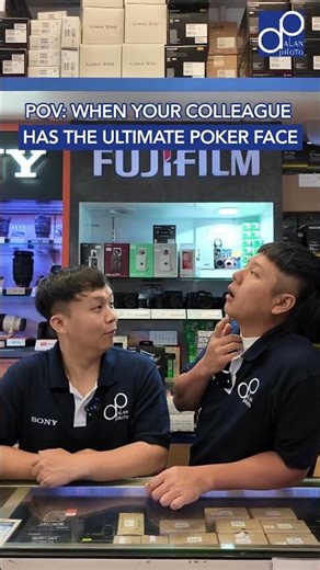 POV: When your colleague has the ultimate poker face