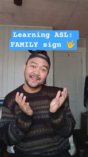 ASL Sign for FAMILY 🤟 #shorts