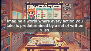 5000 Must Know SAT Vocabulary - SAT Vocabulary: Understanding Prescript - Rules and Commands