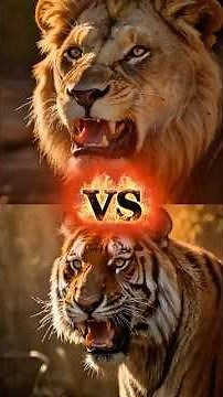 Lion vs Tiger — The Ultimate Battle for the Throne 🩸Real Wildlife Footage #wildlife