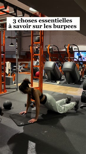Voici 3 choses essentielles à savoir sur le burpee 👇 1️⃣ Exercice ultra-complet Il travaille tout le corps le cardio en même temps. 2️⃣ Aide à la perte de poids Le burpee brûle beaucoup de calories en peu de temps, ce qui favorise la perte de kilos lorsqu’il est intégré régulièrement dans un entraînement. 3️⃣ Aucun matériel nécessaire Tu peux le faire partout, à la maison comme en extérieur. #pertedegras #coaching #postpartum #prisedemasse
